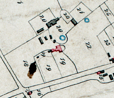 Improved image of Street Farm on the 1842 Tithe Map